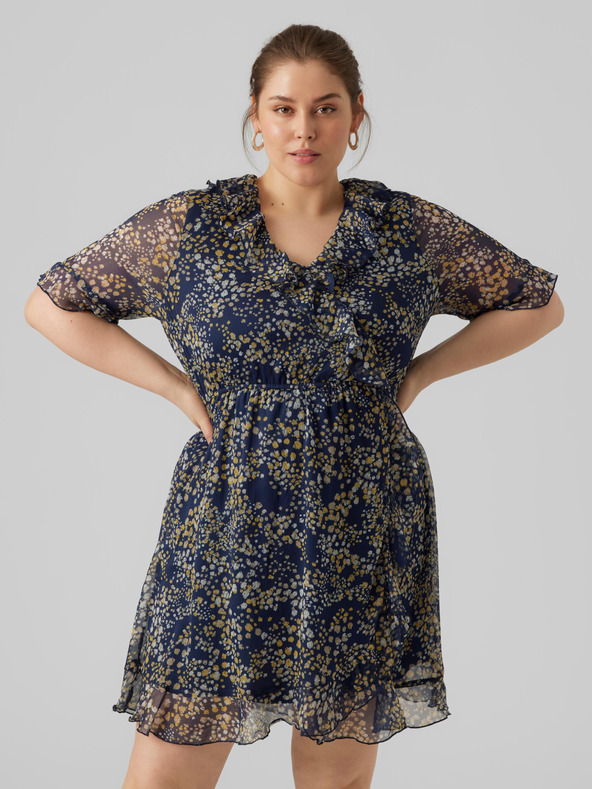 Vero Moda Curve Rochie cu model albastru închis pentru femei de la VERO MODA CURVE Dora