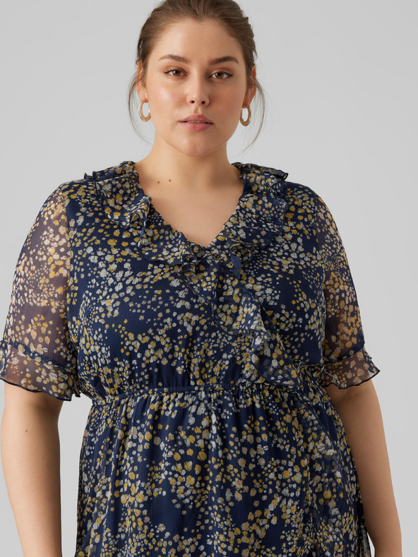 Vero Moda Curve Rochie cu model albastru închis pentru femei de la VERO MODA CURVE Dora