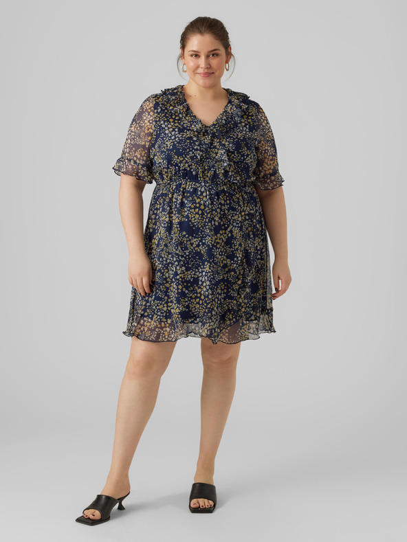 Vero Moda Curve Rochie cu model albastru închis pentru femei de la VERO MODA CURVE Dora