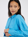 ONLY Cămașă din in albastră pentru femei ONLY Corina