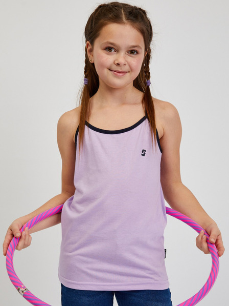 Sam 73 Tricou fără mâneci pentru fete mov deschis SAM73 Russell