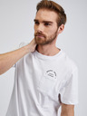 Sam 73 Tricou alb pentru bărbați cu buzunar SAM73 Fenaklid