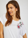 Sam 73 Tricou imprimat alb pentru femei SAM73 Bootes