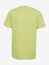 Sam 73 Tricou bărbătesc galben din bumbac cu buzunar SAM73 Fenaklid