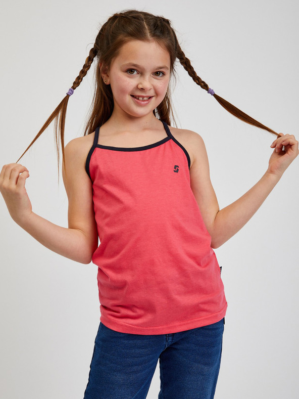 Sam 73 Tricou fără mâneci Coral pentru fete SAM73 Russell