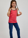 Sam 73 Tricou fără mâneci Coral pentru fete SAM73 Russell