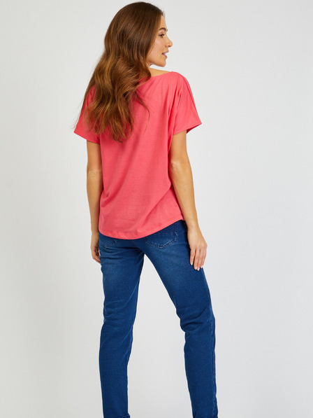 Sam 73 SAM73 Coral tricou imprimat pentru femei Circinus