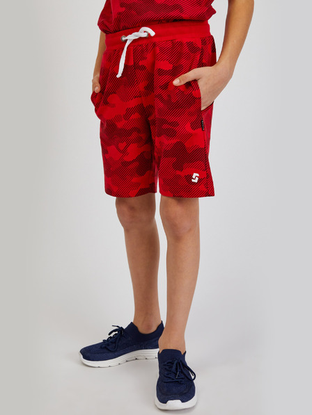 Sam 73 Pantaloni de trening roșii de armată pentru băieți SAM73 Jerem