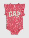 GAP Baby body cu flori organic GAP