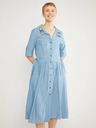 Blutsgeschwister Rochie cămașă albastru deschis pentru femei Blutsgeschwister