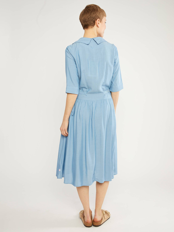 Blutsgeschwister Rochie cămașă albastru deschis pentru femei Blutsgeschwister
