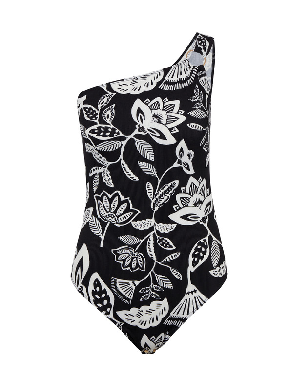 Orsay Body cu model floral alb și negru pentru femei ORSAY