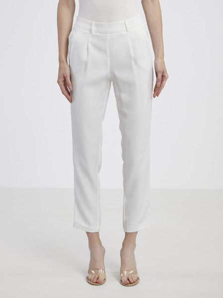 CAMAIEU Pantaloni de damă albi CAMAIEU