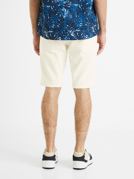 Celio Pantaloni scurți din denim crem pentru bărbați Celio Doknitbm