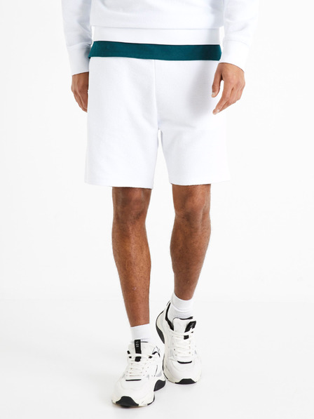 Celio Pantaloni de trening albi pentru bărbați Celio Doreverse