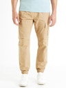Celio Pantaloni cargo bej pentru bărbați Celio Docar