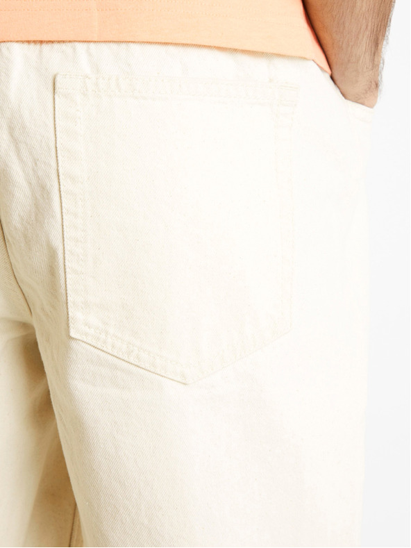 Celio Pantaloni scurți din denim crem pentru bărbați Celio Dojogdenbm