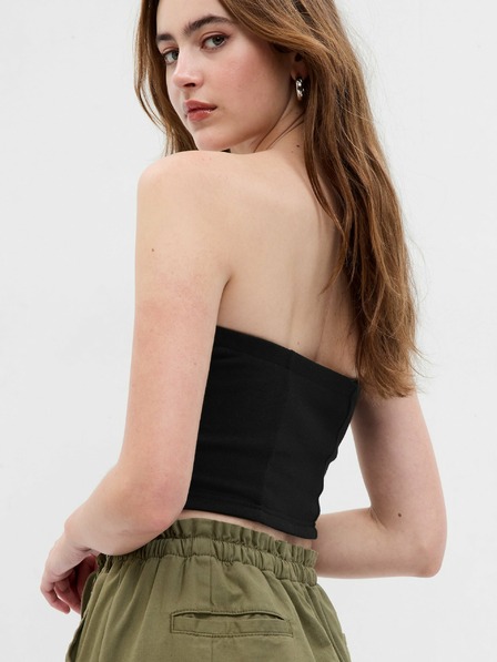 GAP Top fără bretele crop GAP