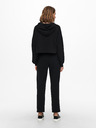 ONLY Pantaloni negri cu picior larg pentru femei ONLY Pop