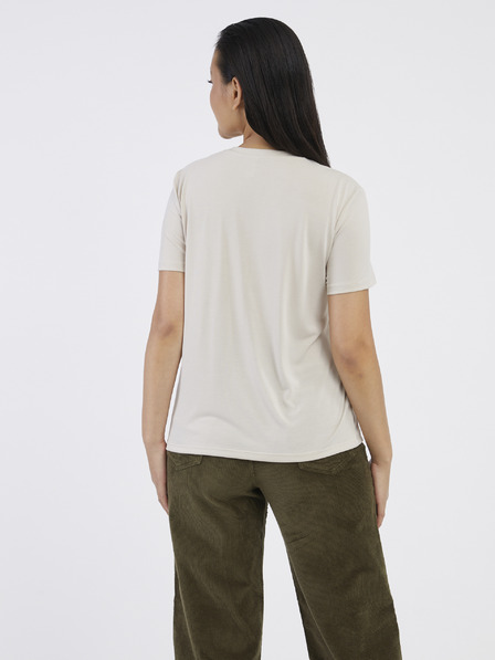 ONLY Tricou bej pentru femei ONLY Free
