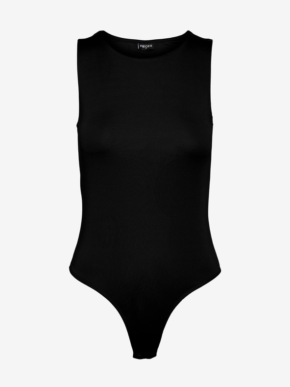 Pieces Body de bază negru pentru femei Pieces Neja