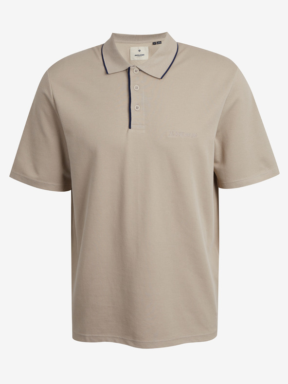 Jack & Jones Tricou polo pentru bărbați Jack & Jones Blamatt bej