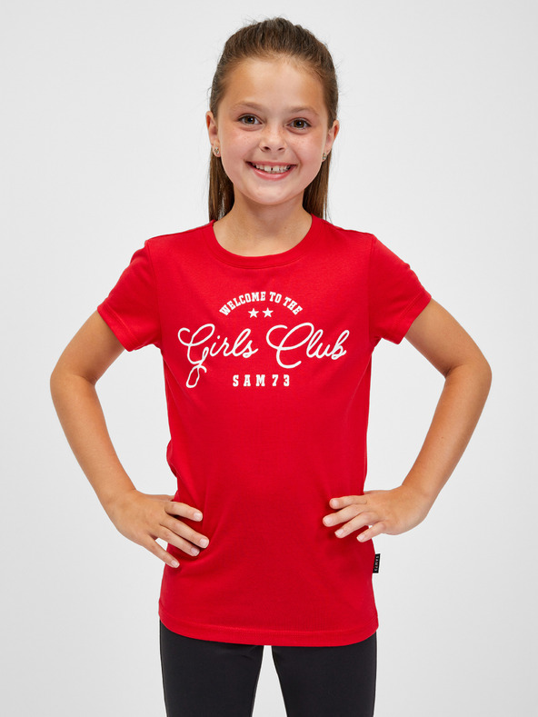 Sam 73 Tricou roșu pentru fete SAM 73 Janli