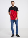 Sam 73 Tricou SAM 73 Sirius negru și roșu pentru bărbați