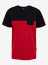 Sam 73 Tricou SAM 73 Sirius negru și roșu pentru bărbați