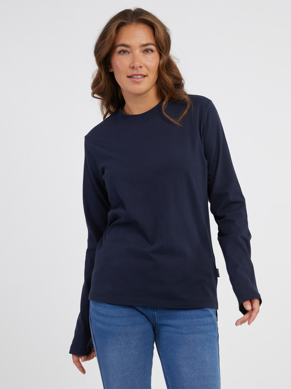 Sam 73 Tricou cu mânecă lungă albastru închis pentru femei SAM 73 Zira