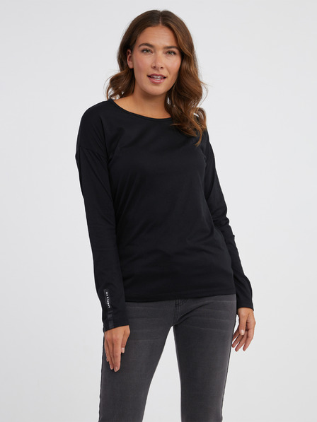Sam 73 Tricou negru cu mânecă lungă pentru femei SAM 73 Patty