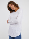 Sam 73 Tricou alb cu mânecă lungă pentru femei SAM 73 Sherri
