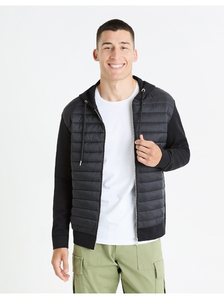 Celio Jachetă Celio Fequilted neagră pentru bărbați