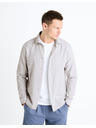 Celio Cămașă bărbătească gri deschis Celio Fabeille2