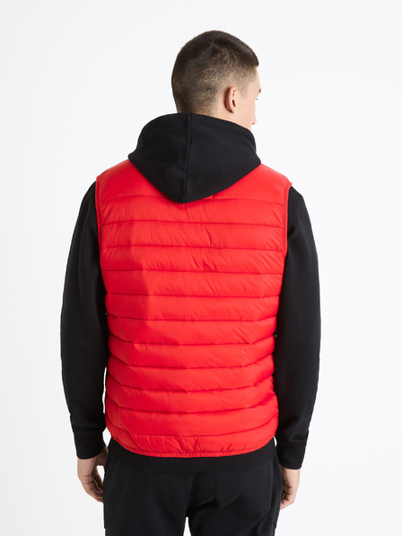 Celio Vestă matlasată roșie pentru bărbați Celio Fulock