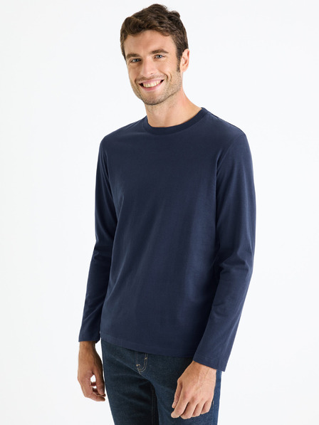 Celio Tricou albastru închis pentru bărbați Celio Cesolaceml