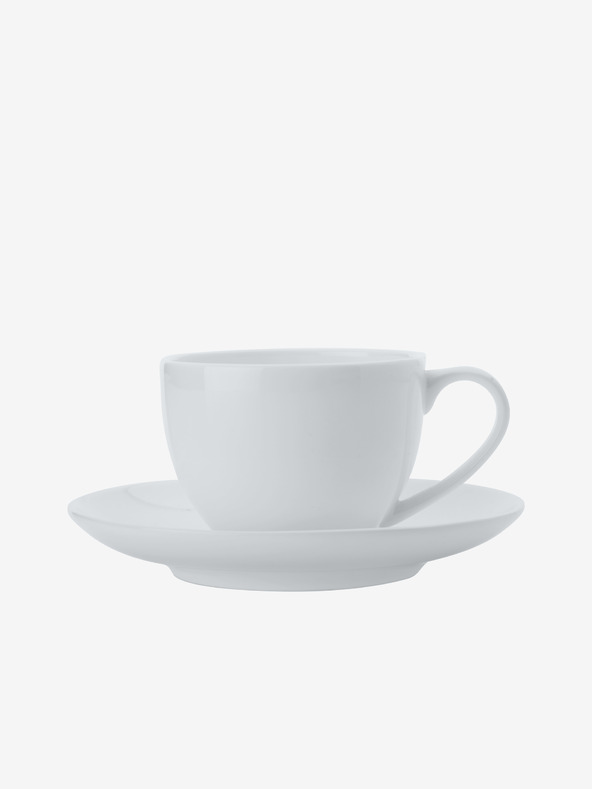 Maxwell & Williams Ceașcă și farfurioară Maxwell & Williams de 100ml pentru espresso din China albă cu os și cașmir