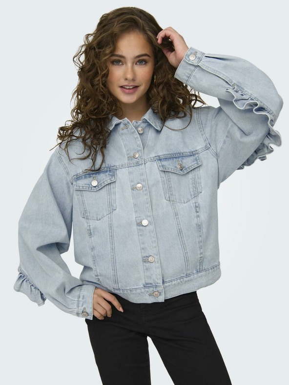 ONLY Jachetă din denim albastru deschis pentru femei ONLY Penny