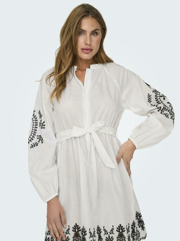 ONLY Rochie albă pentru femei ONLY Flo