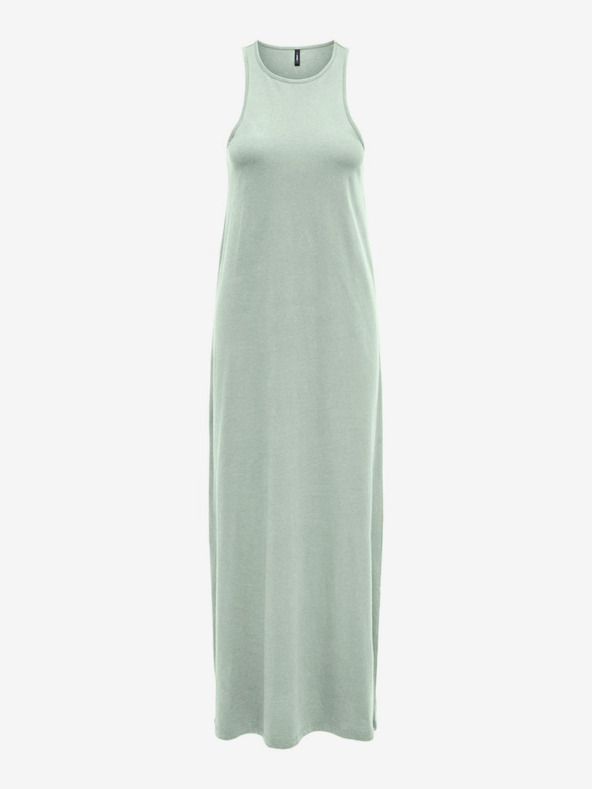 ONLY Rochie maxi de bază verde deschis pentru femei ONLY May