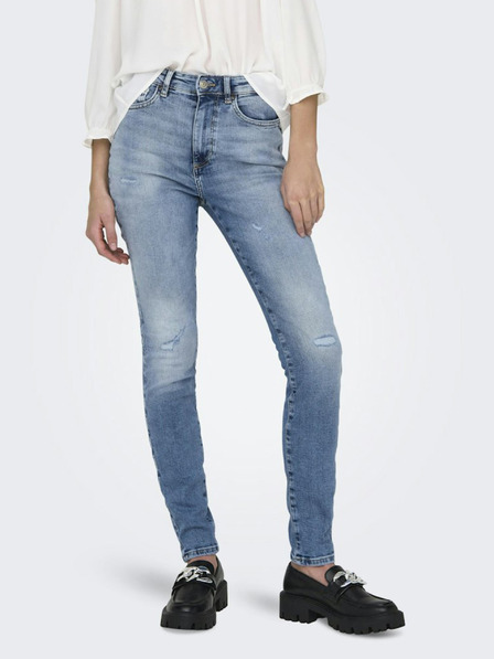 ONLY Blugi skinny blue pentru femei ONLY Forever