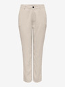 ONLY Crem Pantaloni pentru femei ONLY Aris