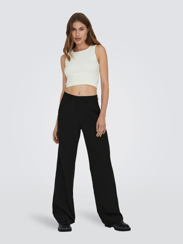 ONLY Pantaloni negri de damă ONLY Berry