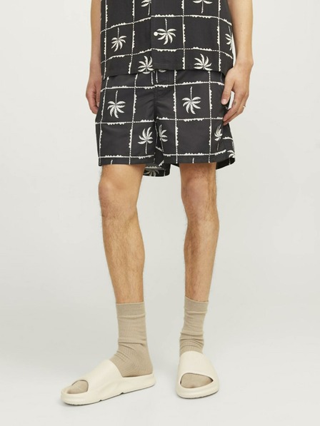 Jack & Jones Costume de baie cu model negru pentru bărbați Jack & Jones Fiji