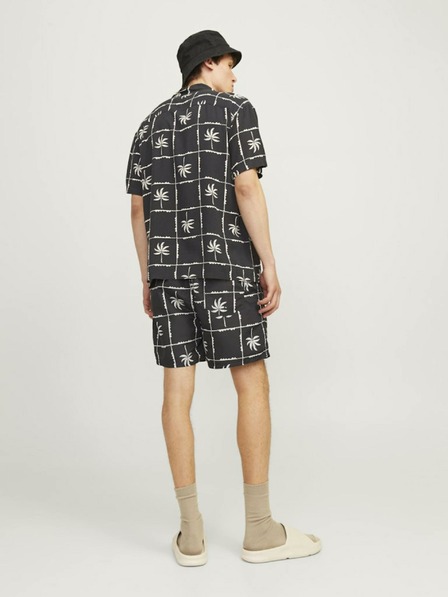 Jack & Jones Costume de baie cu model negru pentru bărbați Jack & Jones Fiji