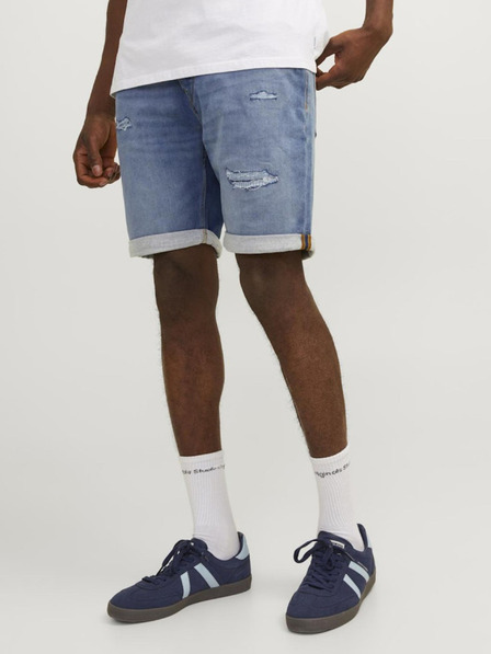Jack & Jones Pantaloni scurți din denim albaștri pentru bărbați Jack & Jones Rick