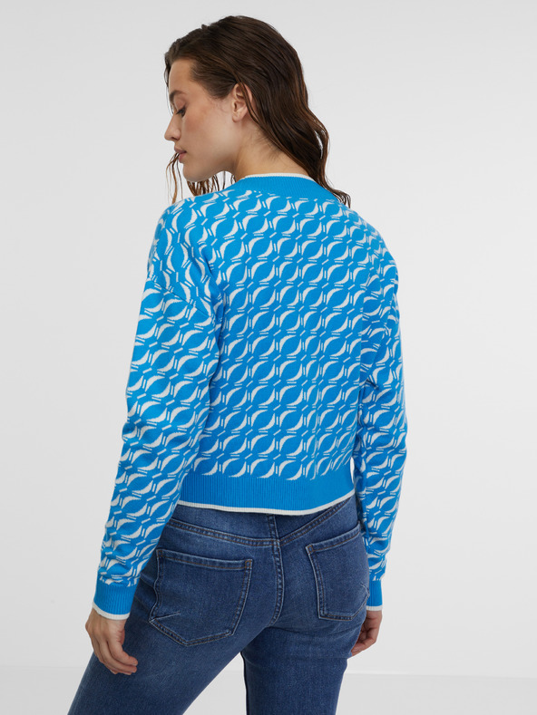 Orsay Cardigan tricot cu model albastru pentru femei ORSAY