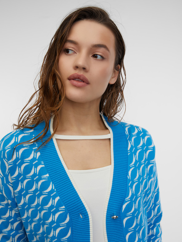 Orsay Cardigan tricot cu model albastru pentru femei ORSAY