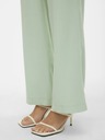 Vero Moda Pantaloni largi verde deschis pentru femei de la VERO MODA Carmen