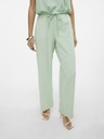 Vero Moda Pantaloni largi verde deschis pentru femei de la VERO MODA Carmen